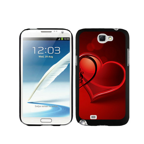 Valentine Heart Samsung Galaxy Note 2 Cases DOE